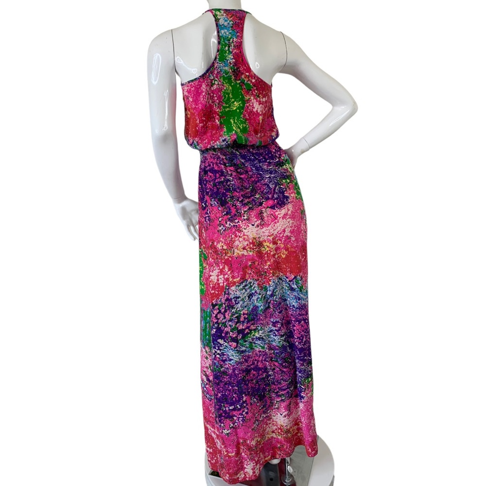 PARKER Maxi Sundress long skirt flowing flirty Anthropologie ruffled vacay sz S - Picture 8 of 17
